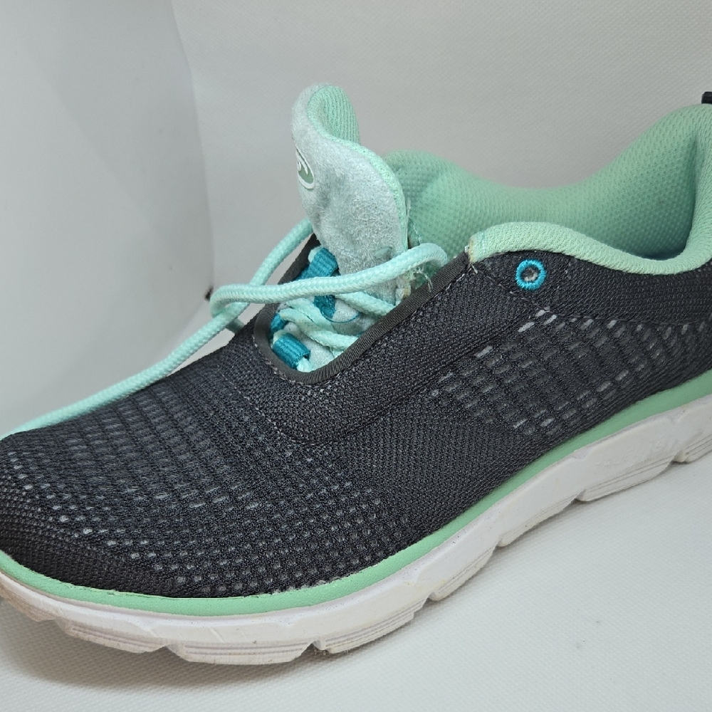 Dr. Scholl's Charcoal and Aqua Sneakers